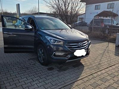 Gebraucht Hyundai Santa Fe Premium 200 PS (147 kW) 2015 Blau SUV