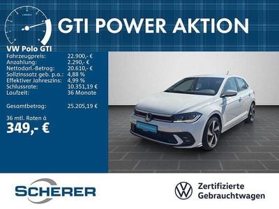 Gebraucht VW Polo GTI 207 PS (152 kW) 2023 Pure white Kleinwagen