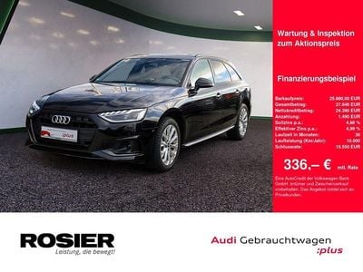 Schwarz / mythosschwarz Gebraucht 2021 Audi A4 Advanced Plus Kombi | 25.880 € (Guter Preis)