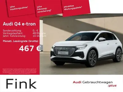 Gebraucht Audi Q4 e-tron Comfort 210 kW (286 PS) 2025 Gletscherweiß metallic SUV