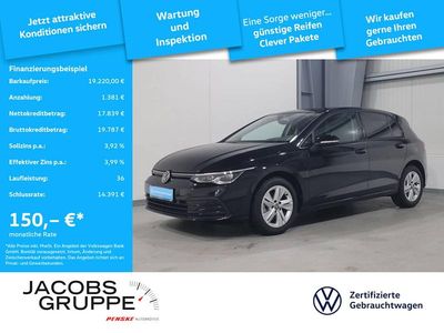 Gebraucht VW Golf VIII Life 131 PS (96 kW) 2023 Schwarz Limousine