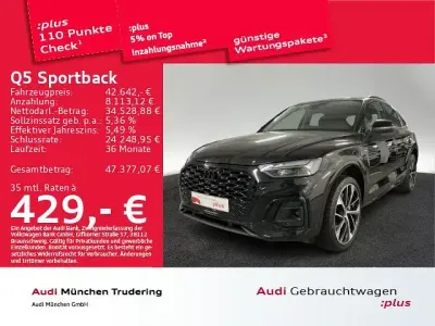 Gebraucht Audi Q5 Sportback S-Line 367 PS (269 kW) 2023 Schwarz SUV