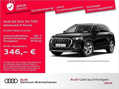 Gebraucht Audi Q3 Advanced Plus 150 PS (110 kW) 2025 Mythosschwarz metallic SUV