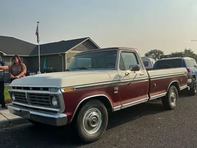 Brugt Ford F250 163 HK (119 kW) 1974 Rød Pickup / Ladvogn