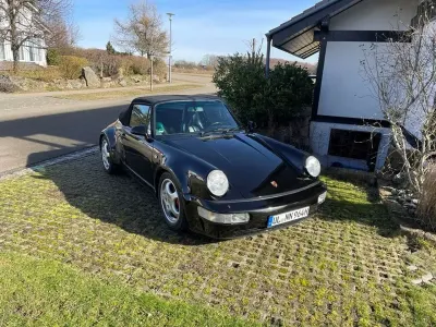 Gebraucht Porsche 911 Carrera Cabriolet 250 PS (183 kW) 1992 Schwarz Cabrio