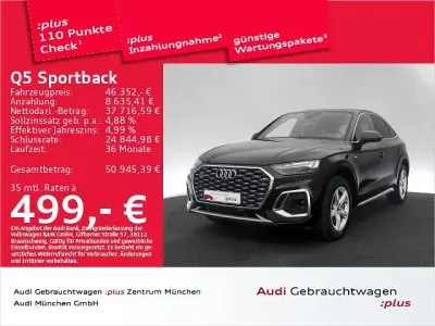 Usata Audi Q5 Sportback S-Line 299 CV (219 kW) 2023 Nero SUV