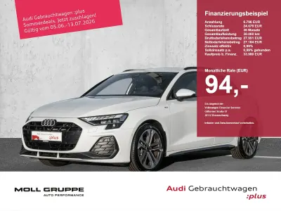 Gebraucht Audi A3 S-Line 116 PS (85 kW) 2025 Gletscherweiß metallic Limousine