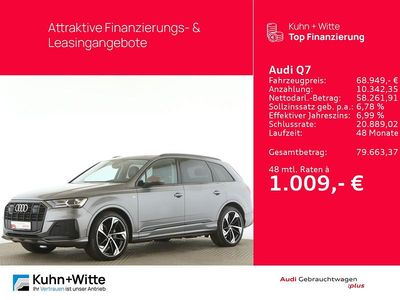 Brugt Audi Q7 S-Line 286 HK (210 kW) 2023 Grå SUV