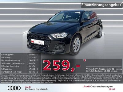 Gebraucht Audi A1 Sportback Advanced Plus 116 PS (85 kW) 2025 Schwarz Kleinwagen