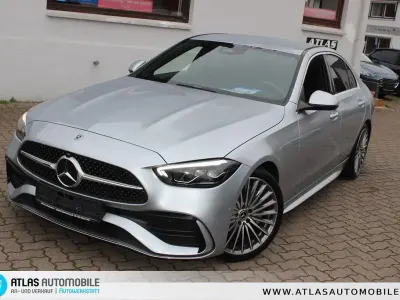 Usata Mercedes C180 AMG line 170 CV (125 kW) 2022 Argento Berlina