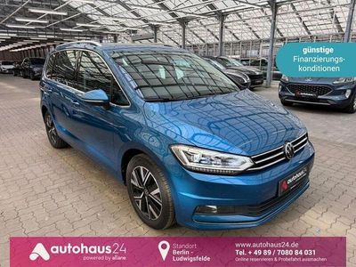 Gebraucht VW Touran Highline 150 PS (110 kW) 2022 Blau Van / Kleinbus