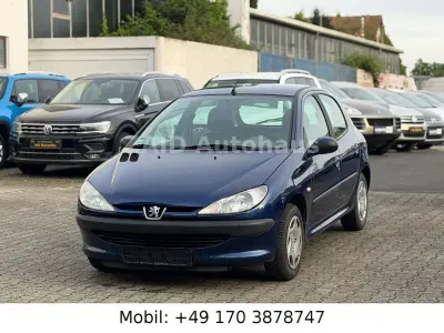 Brugt Peugeot 206 Style 60 HK (44 kW) 2001 Blå Sedan
