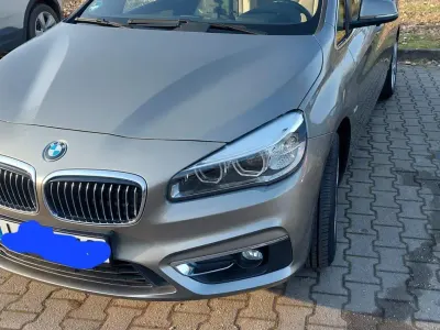 Gebraucht BMW 218 Gran Tourer Luxury Line 136 PS (100 kW) 2015 Grau Van / Kleinbus