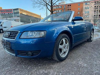 Gebraucht Audi A4 Cabriolet Sport 163 PS (119 kW) 2004 Caribicblau perleffekt Cabrio