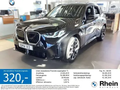 Neu BMW X3 M Sport 197 PS (144 kW) 2026 Saphirschwarz metallic SUV