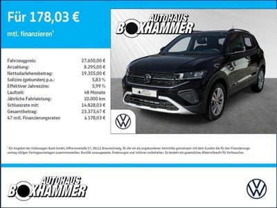 Gebraucht VW T-Cross Goal 116 PS (85 kW) 2024 Schwarz SUV