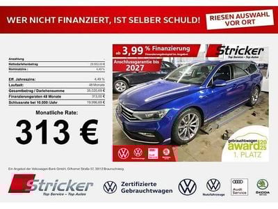 Gebraucht VW Passat R-line 200 PS (147 kW) 2021 Lapiz blue metallic (metallic) Kombi