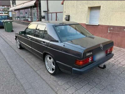 Gebraucht Mercedes 190 1988 Schwarz Limousine