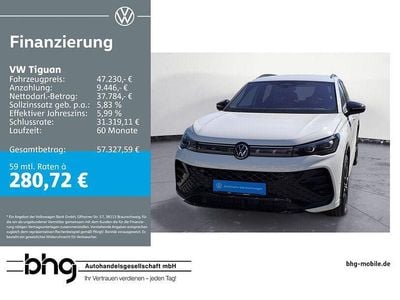 Gebraucht VW Tiguan R-line 193 PS (141 kW) 2025 Pure white SUV
