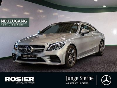 Gebraucht Mercedes C300 AMG 258 PS (189 kW) 2023 Silber / hightechsilber Coupé