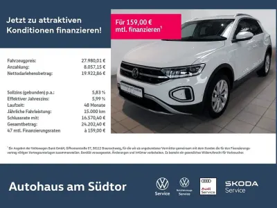 Gebraucht VW T-Roc Style 150 PS (110 kW) 2024 Pure white SUV