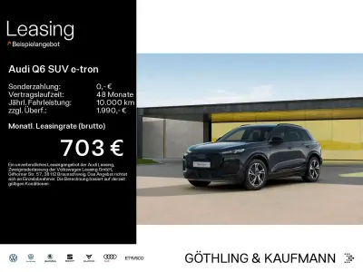 Neu Audi Q6 e-tron Performance 225 kW (306 PS) 2026 Mythosschwarz metallic SUV