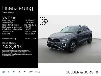 Gebraucht VW T-Roc Goal 116 PS (85 kW) 2024 Indiumgrau metallic SUV