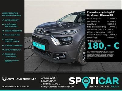 Gebraucht Citroën C3 PureTech 110 PS (80 kW) 2024 Grau Kleinwagen