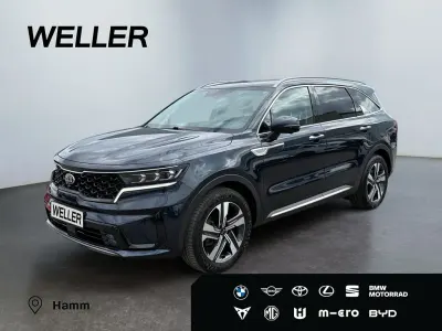 Gebraucht Kia Sorento Spirit 265 PS (194 kW) 2021 B4u) gravity blau (blau SUV