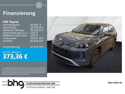 Gebraucht VW Tayron Life 193 PS (141 kW) 2025 Grau SUV