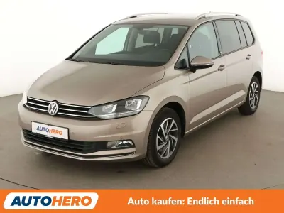 Gebraucht VW Touran Sound 116 PS (85 kW) 2017 Titanium beige Van / Kleinbus