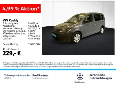 Używany VW Caddy Basis 122 KM (89 kW) 2024 Szary Minivan