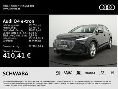Gebraucht Audi Q4 e-tron Comfort 125 kW (170 PS) 2023 Mythosschwarz metallic SUV