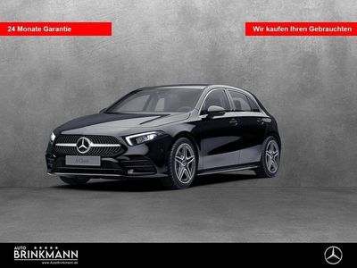Gebraucht Mercedes A200 AMG line 150 PS (110 kW) 2020 Nachtschwarz uni Limousine