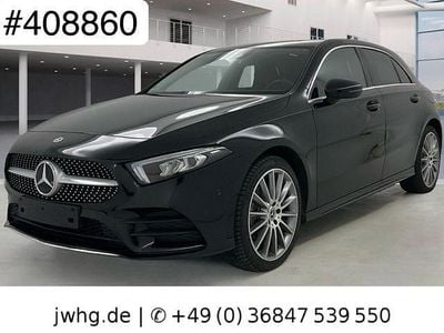 Schwarz Gebraucht 2022 Mercedes A250 AMG line Limousine | 25.450 € (Superpreis)
