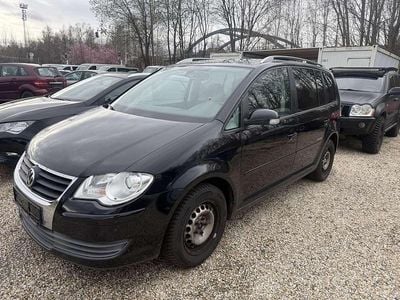 Gebraucht VW Touran Highline 105 PS (77 kW) 2008 Schwarz Van / Kleinbus