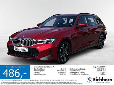 Second-hand BMW 330e M Sport 292 CP (214 kW) 2025 Roșu Break