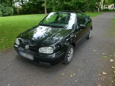 Gebraucht VW Golf Trendline 101 PS (74 kW) 2000 Schwarz Cabrio