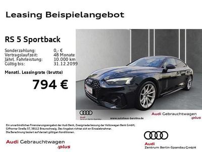 Gebraucht Audi RS5 Sportback Ambiente 450 PS (330 kW) 2024 Schwarz Coupé