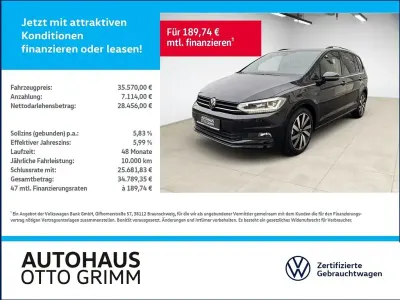Gebraucht VW Touran Highline 150 PS (110 kW) 2025 Deep black perleffekt Van / Kleinbus