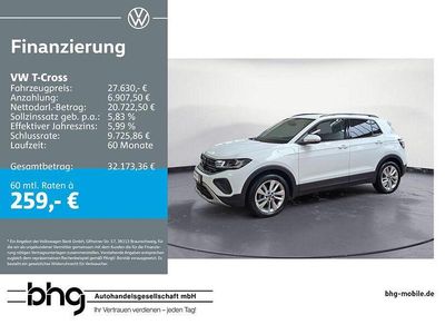 Gebraucht VW T-Cross 150 PS (110 kW) 2025 Weiss SUV
