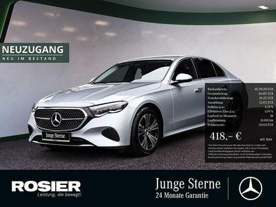 Gebraucht Mercedes E200 Advanced Plus 204 PS (150 kW) 2024 Silber / hightechsilber Limousine