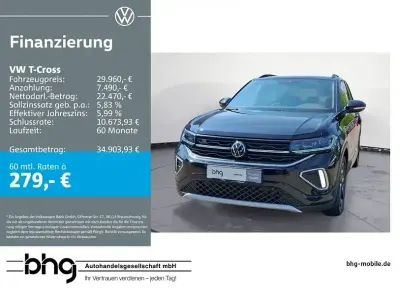 Gebraucht VW T-Cross R-line 150 PS (110 kW) 2025 Schwarz SUV