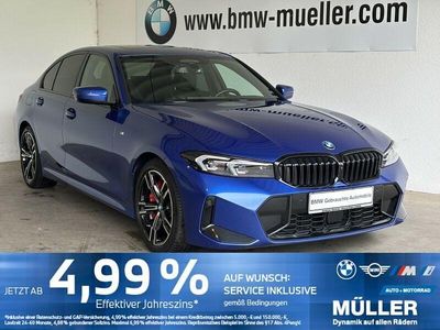 Portimao blau metallic Gebraucht 2024 BMW 330 M Sport Limousine | 44.269 € (Fairer Preis)