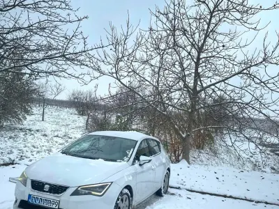 Gebraucht Seat Leon SC Style 105 PS (77 kW) 2014 Weiß Kleinwagen