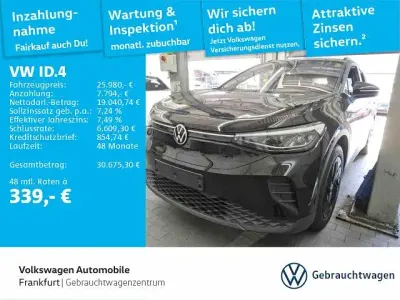 Brugt VW ID.4 Pro Performance 150 kW (204 HK) 2023 Sort SUV