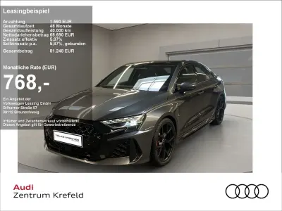 Neu Audi RS3 Sport 400 PS (294 kW) 2026 Grau Limousine