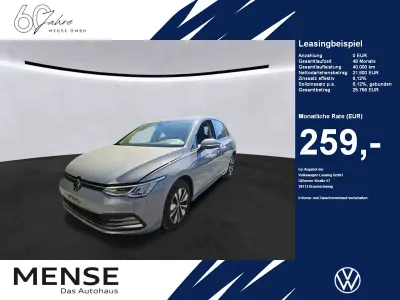 Gebraucht VW Golf VIII Move 110 PS (80 kW) 2024 Mondsteingrau Limousine