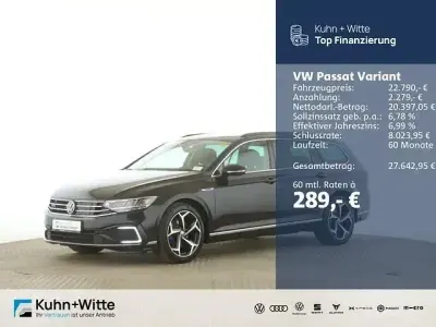 Begagnad VW Passat GTE 218 HK (160 kW) 2021 Svart Kombi