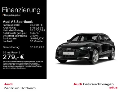 Brugt Audi A3 Advanced 150 HK (110 kW) 2025 Sort Sedan